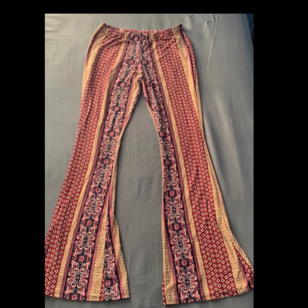 Flared Multi-color Pants 🌈